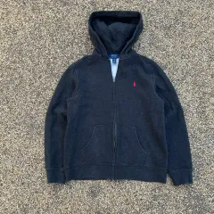 ポロ(POLO RalphLauren)レッド ポニー フードジップアップ