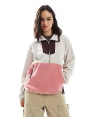 コロンビア レディース アウター パーカー・スウェット フリース Columbia Sequoia Grove zip fleece in dark stone pink agave STONE ストのサムネイル