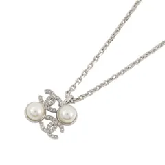 シャネル ネックレス ココマーク ラインストーン フェイクパール I25S ABF723 CHANEL アクセサリー