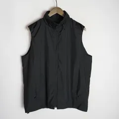 美品 24SS Needles ニードルズ ニードルス S.B. Vest Poly Brushed Taffeta ジップアップ ベスト ジャケット サイズS ブラック黒 759Q♪のサムネイル