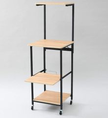 新品未使用箱不良 山善 アイアンレンジラツクMWIR60(OAK/SBK) - メルカリ