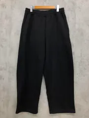 UNIQLO C ユニクロシー 341-479854 ワイドスウェット パンツ sizeL/黒 ■■ メンズ