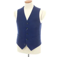 【中古】アルテア Altea ウール カジュアル系ジレ ベスト ダークブルー【サイズ46】【メンズ】のサムネイル