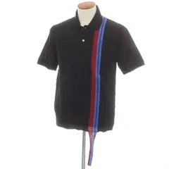 【中古】コムデギャルソン オムドゥ COMME des GARCONS HOMME DEUX 2025年春夏 アクリルウール 半袖 ポロニット ブラック【サイズM】【メンズ】 中古】コムデギャルソン オムドゥ COMME des GARCONS HOMME DEUX 2025
