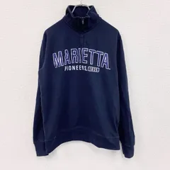 古着 used　Champion　チャンピオン　ハーフジッププルオーバースウェット/トレーナー　紺　ネイビー　XLサイズ