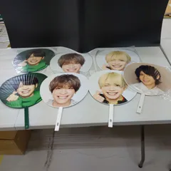 【TAKA84-30】◇ 未検品 ｢Sexy Zone(現timeles) メンバー ライブツアー 松島 聡 公式ジャンボうちわ｣ まとめて7点セット