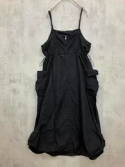 LEPSIM レプシィムローリーズファーム カーゴ ブラック ドロスト キャミ ワンピース sizeF/黒 ■◆ レディース