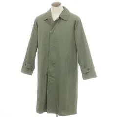 【中古】トラディショナルウェザーウェア Traditional Weatherwear コットン ステンカラーコート モスグリーン【サイズ40】【メンズ】