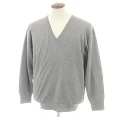 【中古】トラサルディ TRUSSARDI ウール系 Vネック プルオーバーニット グレー【サイズ5】【メンズ】のサムネイル