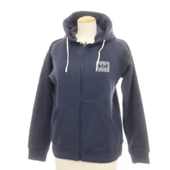 【中古】ヘリーハンセン HELLY HANSEN ポリエステルコットン スウェット パーカー 杢ネイビー【サイズWL】【レディース】のサムネイル