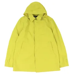【ドンドン見直し】未使用品△Herno ヘルノ IM0207U ロゴプレート マウンテンパーカー  ナイロンジャケット イエロー系 希少大きいサイズ56 ハンガー付き 正規品 メンズ