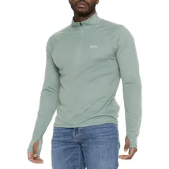 エディー バウアー メンズ アウター ジャケット・ブルゾン シャツ Eddie Bauer Tremont Shirt Zip Neck Long Sleeve H Chinois Green グリーン