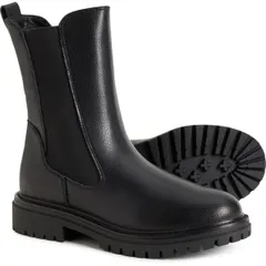 ミア レディース シューズ ブーツ・レインブーツ チェルシーブーツ チェルシー レザー MIA Fala Chelsea Boots Leather For Women Black ブラックのサムネイル