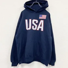 古着 used　スウェットパーカー/フーディー　紺　ネイビー　Lサイズ