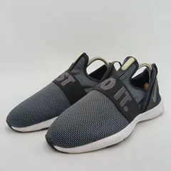 NIKE ナイキ  FLEX MOTION TRAINER フレックスモーショントレーナー スリッポン スニーカー ウィメンズ 24cm 黒 ブラック E-14-8