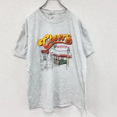 古着 used　GILDAN　ギルダン　半袖プリントTシャツ　灰色　ライトグレー　XLサイズ