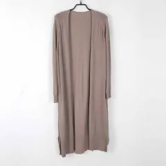 レディース オープンタイプ ニット ロング丈 カーディガン