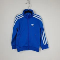1159 アディダス ファイヤーバード トラックジャージ ブルー キッズ055