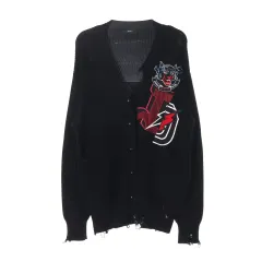 DIESEL ディーゼル ダメージ加工 ニット カーディガン