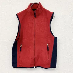 古着 used　～00s　GAP　ギャップ　フリースベスト/ボアベスト　後ろポッケ付き　ヴィンテージ　赤　レッド　Sサイズ