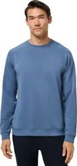 トラビスマヒュー メンズ アウター パーカー・スウェット クルーネック シャツ TravisMathew Mens Fibercloud Crewneck Golf Sweatshirt Bering Sea