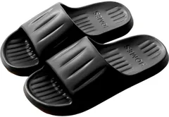 [エンプティオ] サンダル 外履き アウトドア オシャレ オフィス ガーデニング ベランダ 履きやすい メンズ クッション性 旅行 リゾート キャンプ ビーチ 快適 カジュアル レトロ かわいい フィットネス 通気性 タウンユース ゆった [ブラック] [S]