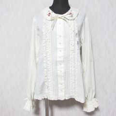 BABY♡はしごレースブラウス♡エンジリボン - メルカリ