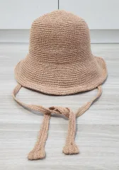 レディース(麦わら)バケットハット
