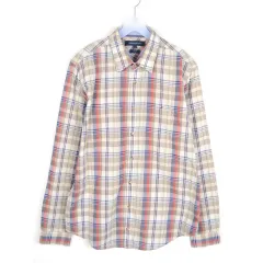 トミーヒルフィガー スリムフィット シャツ メンズM チェック シャツ NB6851