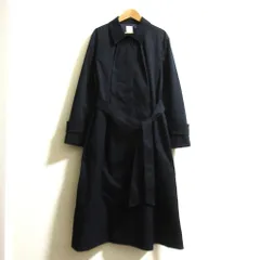 良品 24AW 組曲 クミキョク ライトトレンチ ステンカラーコート CMWXCW0942 サイズ3 ネイビー レディース 古着 中古 USEDのサムネイル