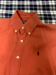 ポロシャツ オレンジ m