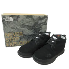 美品 THE NORTH FACE ノースフェイス ヌプシ トラクション ライト 5 ウォータープルーフ チャッカ ブーツ NF51986 25cm ブラック メンズ レディース 古着 中古 USED