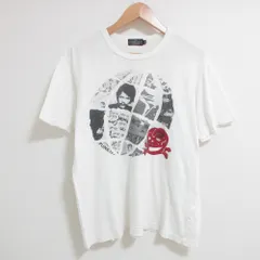良品 AFFA エーエフエフエー アンダーカバー 藤原ヒロシ 高橋盾 スカル フォトプリント ショートスリーブ Tシャツ Mサイズ ホワイト メンズ 古着 中古 USEDのサムネイル