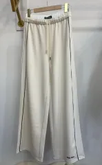 白トラックコットンパンツ