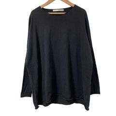 양품 evam eva 에반에바 wide pullover 울 코튼 와이드 풀오버 컷소우 E223K002 차콜 레이디스 헌옷 중고 USED