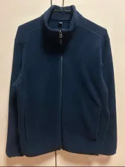ユニクロ フリース ジャケット ネイビー M