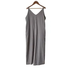 美品 23SS BEAMS HEART ビームスハート ワイドシルエット オールインワン サロペット ベージュ レディース 古着 中古 USED