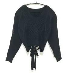 バッグリボン クロップドニット F_M0482