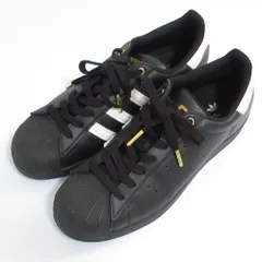 美品 adidas ORIGINALS アディダスオリジナルス SS STAN SMITH SS スタンスミス ローカット スニーカー FX7578 26.5cm ブラック メンズ 古着 中古 USED