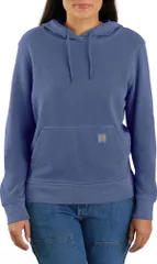 カーハート レディース アウター パーカー・スウェット Carhartt Womens Garment Dye Hoodie Lunar Blue ブルー