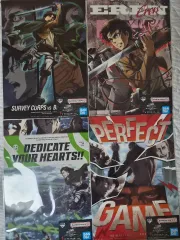 進撃の巨人 一番くじ F賞 クリアポスター 4種セット