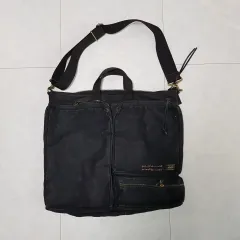 ポーター ブラック オーバーサイズ ショルダーバッグ トートバッグ レアバージョン