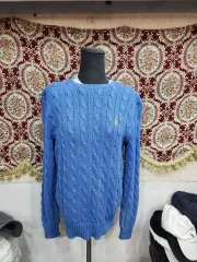 ポロラルフローレン ピマコットン ケーブル編み ニット