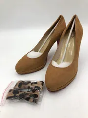 CARiNO カリノ スエード リボン ハイヒール パンプス size23.0/ベージュ ■■ レディース