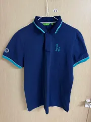 HAZZYS へジス ネイビー KARA（カラ）半袖 ポロTシャツ 95