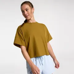 キャリー レディース トップス Tシャツ CALIA Womens Oversized Renew Boxy Tee Olive Bronze オリーブのサムネイル