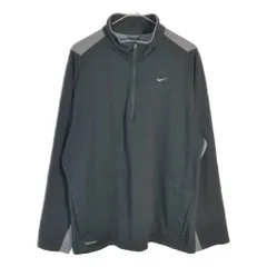 NIKE ナイキ ドリルトップ サッカー スポーツ ブラック(メンズ L)中古 古着 X6438