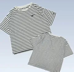日本 Lee ストライプ Y2K 半袖 オーバーサイズ メンズ ボーダー柄 Tシャツ