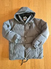 ケープハイツ グレー フード ダウン アウター