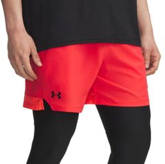 언더 아머 맨즈 하의 바지 반바지 반바지 Under Armour Mens Vanish Woven 6 Shorts RaceredBlack 블랙